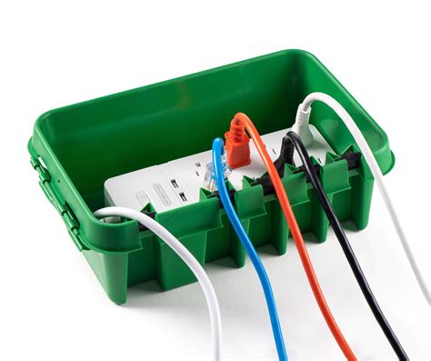 electrical box for power strip|power cord for cable box.